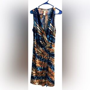 Robbie Bee Colorful Patterned Dress